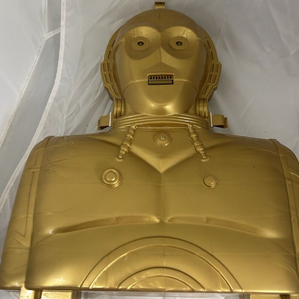 Vintage 1996 Kenner Star Wars C-3PO Carrying Case Tested Works w/ Sound Lights